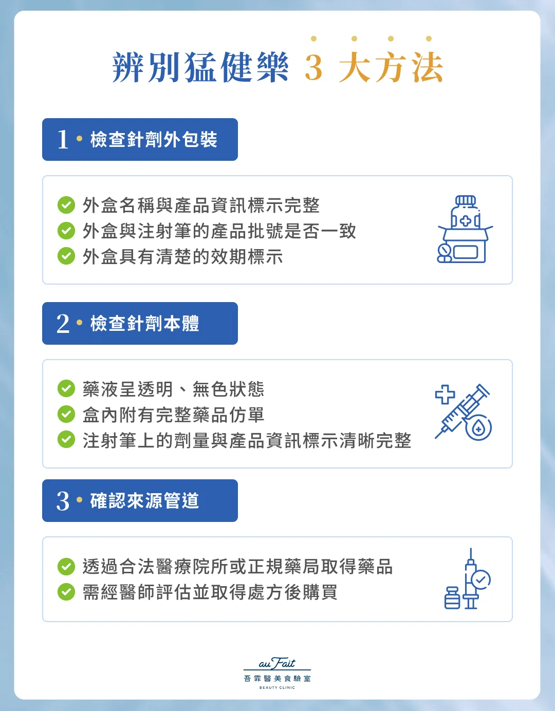 辨別猛健樂 3 大方法